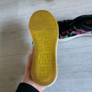 Rucoline Womens Platform Black‎ Vibrant Floral Sneakers